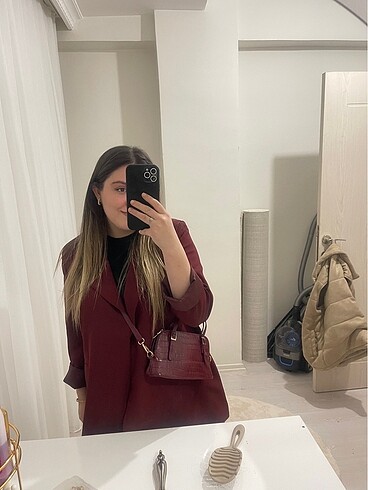 40 Beden Bordo ceket