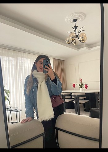 Diğer Kadın Mavi Düğmeli Kot Ceket