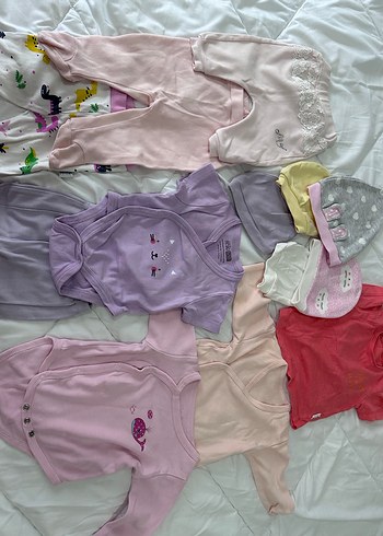 Zara Bebek Kız Kıyafet Seti, Kısa Kollu, Pastel Pembe