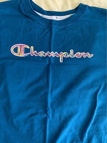 Diğer Champion mavi renkli tişört