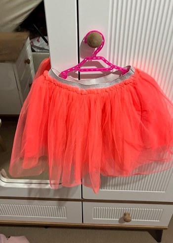 Pembe Fırfırlı Kız Çocuk Etek