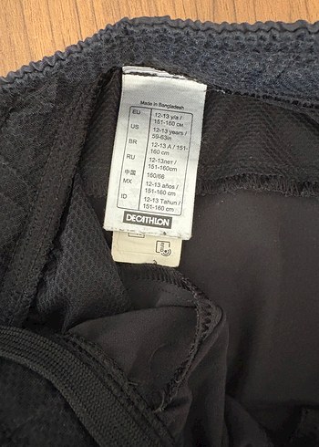 Siyah Fermuarlı Erkek Çocuk Spor Şortu - Görsel 5