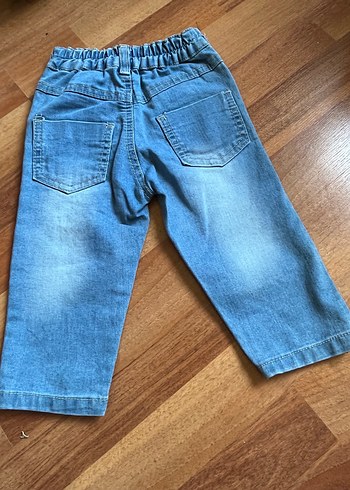 Diğer Nakışlı, Tokalı Mavi Kız Kot Pantolon