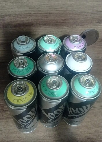 Beden Graffiti sprey boya
