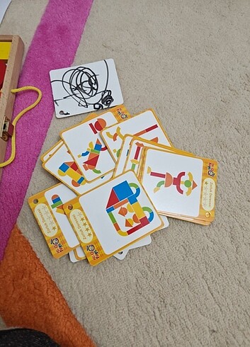 Diğer Hi-Q Toys mıknatıslı ahşap yapboz