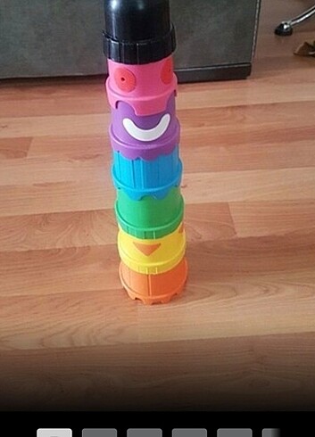 Beden Ikea oyuncak lillabo araba, renkli kule