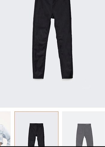 Siyah Kemerli Slim Fit Kadın Kot Pantolon - Görsel 3