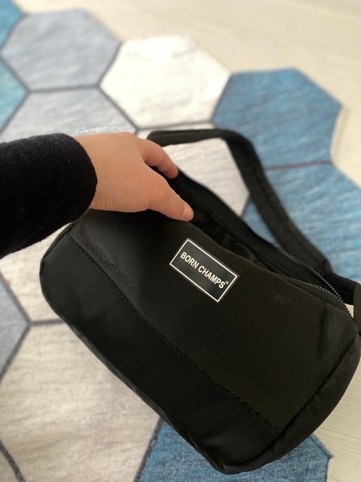 Siyah Minimalist Kadın Omuz Çantası - Görsel 2