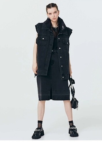 TWIST MIDI JEAN KOT ETEK