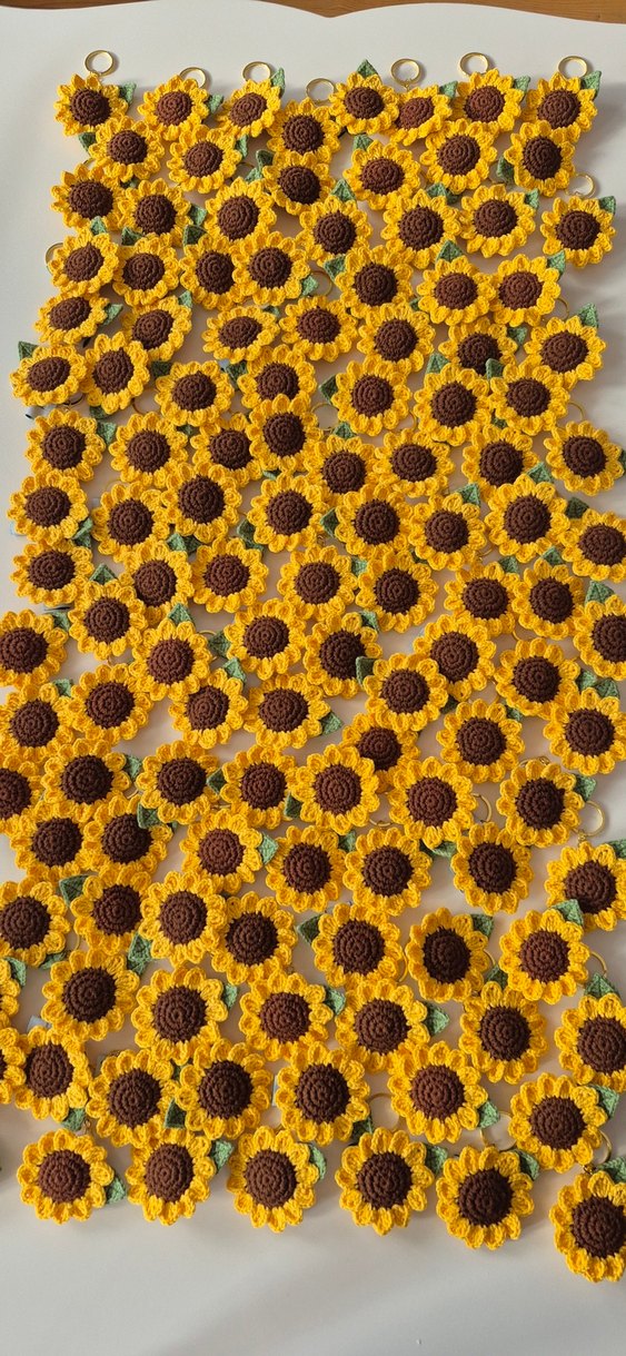 Sarı Ayçiçeği Anahtarlık - Görsel 3