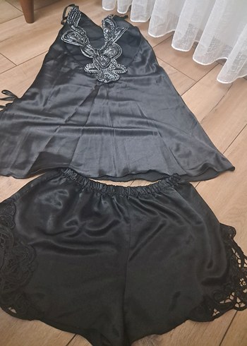 Pierre cardin bitter saten gecelik takim