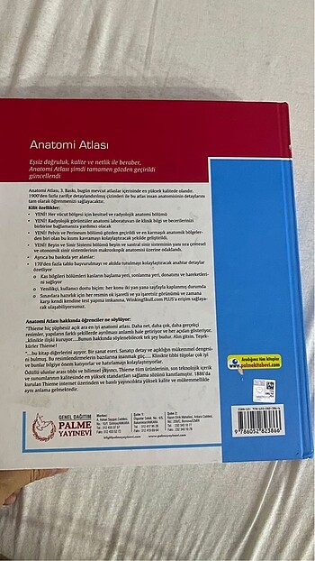 Beden Palme Anatomi Atlası