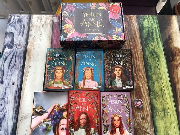 YEŞİLİN KIZI ANNE ilk 5 kitap ciltli kutulu set