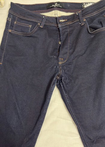 Diğer Koyu Lacivert Denim Jean