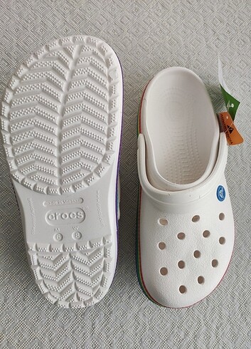 36 Beden beyaz Renk Crocs Crocband