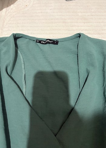 Kemerli V Yaka Uzun Kadın Tulum - Görsel 4