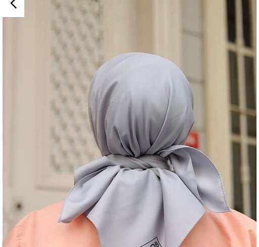  Beden Twill eşarp Gri