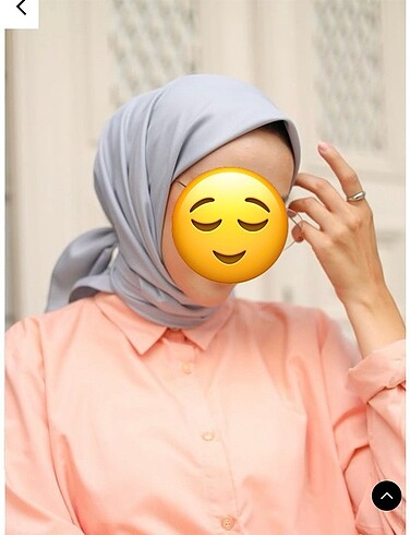 Twill eşarp Gri