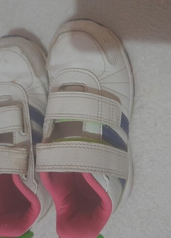 25 Beden beyaz Renk Orjinal adidas spor ayakkabi