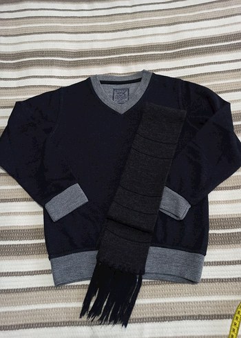 ERKEK ÇOCUK 6 YAŞ  V YAKA KAZAK - Görsel 2