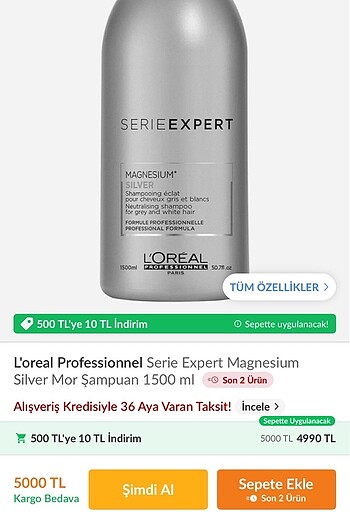 Beden Renk Loreal profesyonel