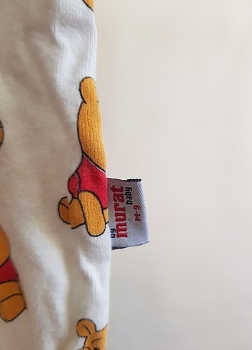 6 Ay Beden Winnie The Pooh Desenli Tulum - 6-9 ay/74 Beden