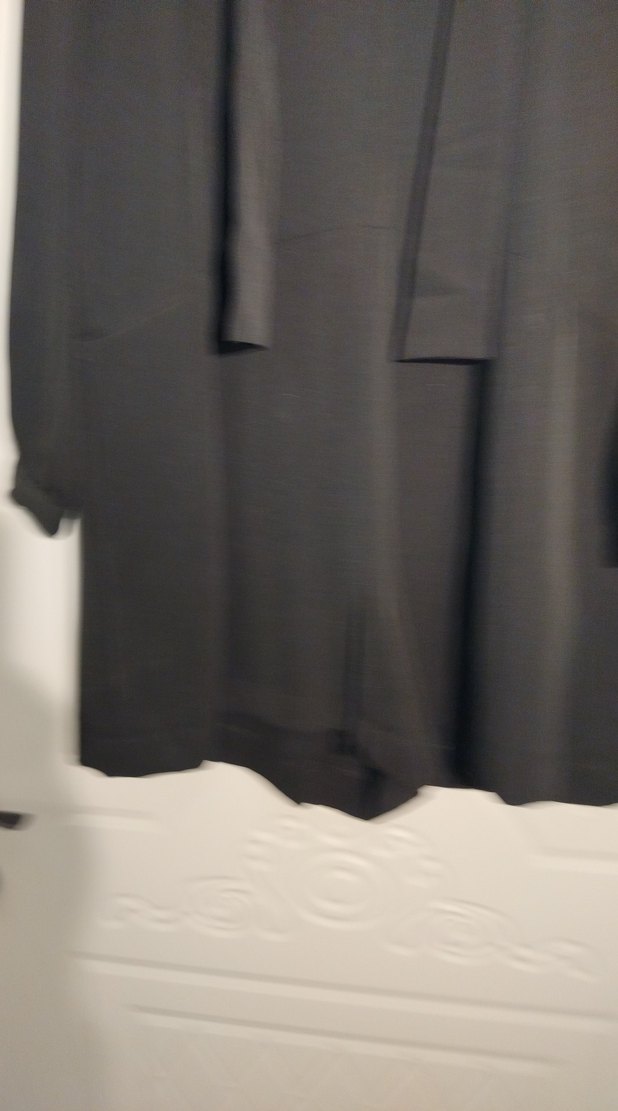 Siyah V Yaka Uzun Kollu Kısa Tulum - Görsel 2