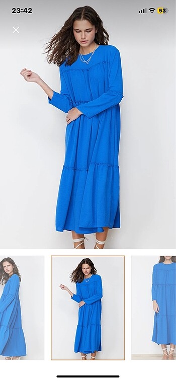 m Beden Trendyol modest elbise