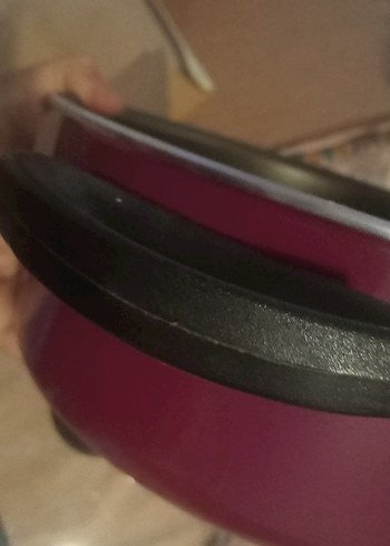  Beden bordo Renk Bordo Cam Kapaklı Tencere