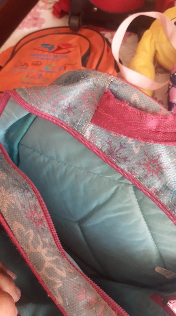 Parlak Pembe Frozen Okul Çantası - Görsel 2