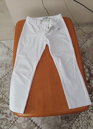 l Beden beyaz Renk Slim pantolon