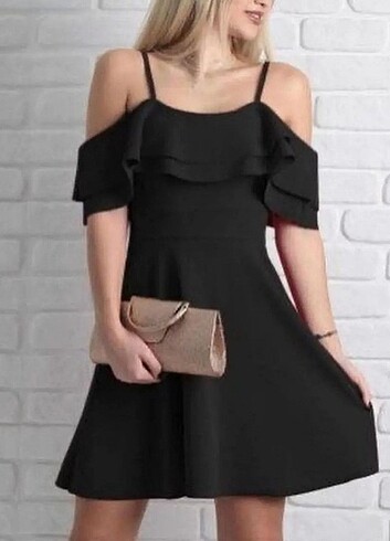 Siyah trendyol milla elbise