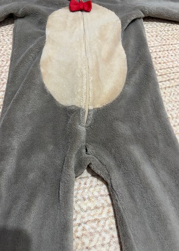 Gri Erkek Bebek Triko Polar Tulum - Görsel 3