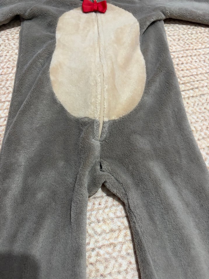 Gri Erkek Bebek Triko Polar Tulum - Görsel 3