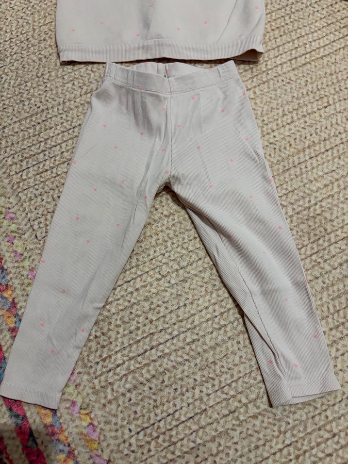 Bebek Kız Triko Uzun Kollu Takım - Görsel 3