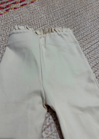 Kadın Gri Pamuklu Pilili Kumaş Pantolon - Görsel 3