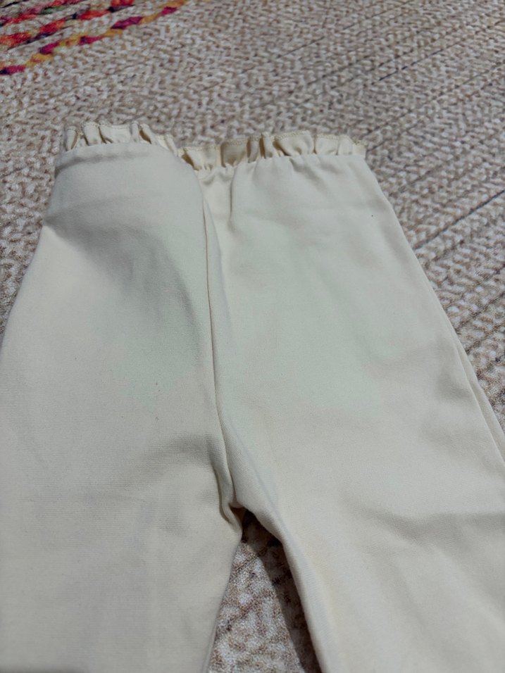 Kadın Gri Pamuklu Pilili Kumaş Pantolon - Görsel 3