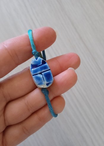 Diğer Renkli Bağlamalı Boncuklu Bohem Bileklik