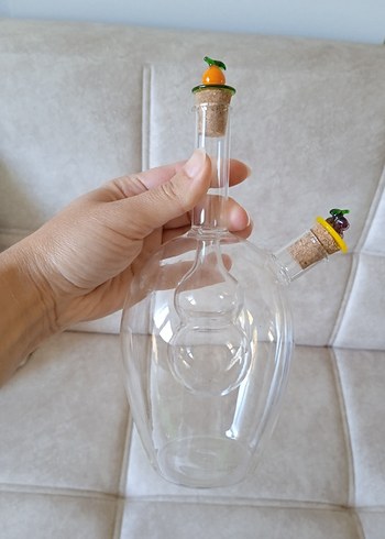 Diğer Mantar Kapaklı Cam Şişe yağlık sirkelik