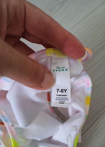 Penti Renkli Desenli Kız Çocuk Mayo