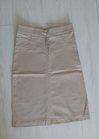 Bej Midi Etek