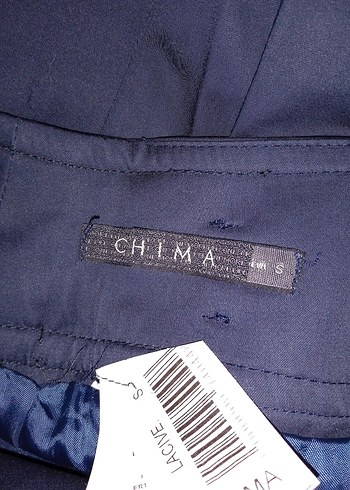 s Beden Düğmeli Lacivert Denim Midi Kadın Kalem Etek
