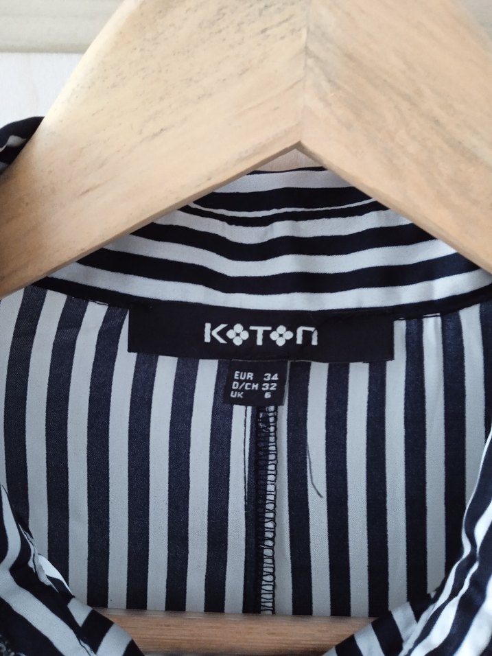 Düğmeli Zebra Desenli  Midi saten elbise - Görsel 2