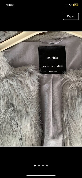 bershka kürk