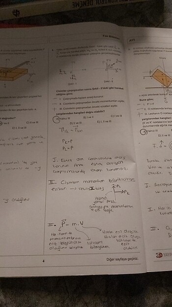 Beden Ayt fen Bilimleri deneme 3d