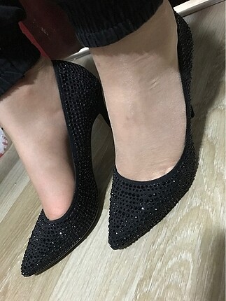 Zara siyah stiletto