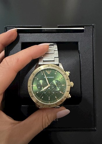 Emporio Armani Yesil Kadranli Saat Sifirdir