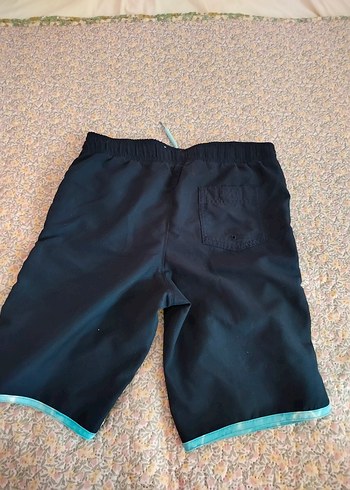 12 yaş için Erkek Turkuaz Kenarlı lacivert deniz Şortu - Görsel 5