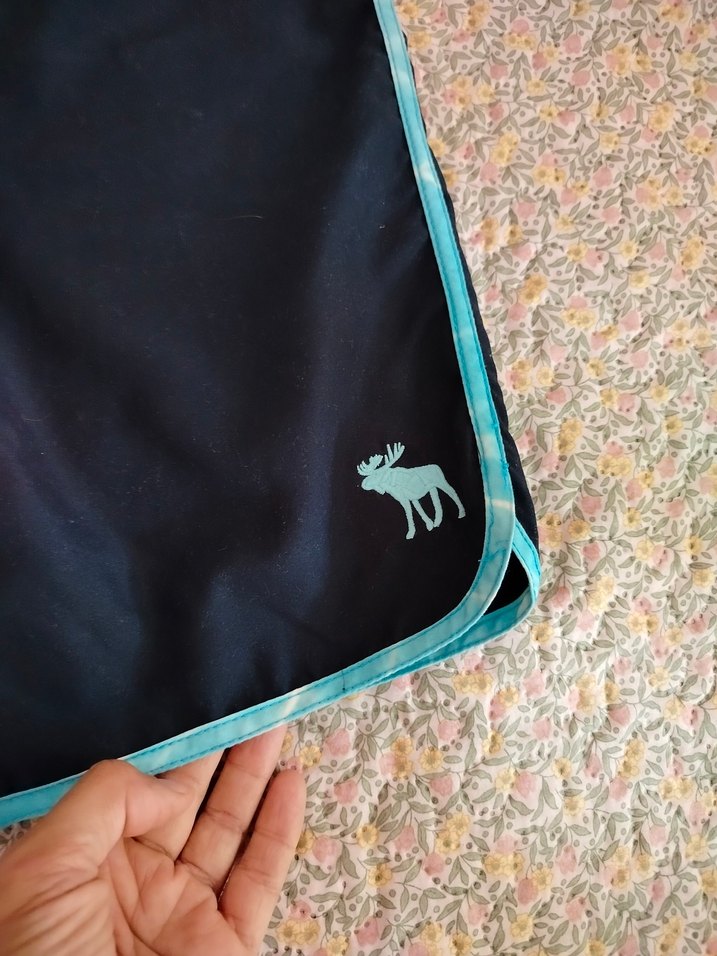 12 yaş için Erkek Turkuaz Kenarlı lacivert deniz Şortu - Görsel 2