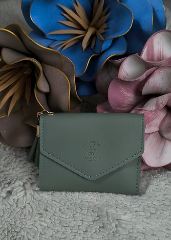 Gri Deri Kadın Cüzdanı - Görsel 3